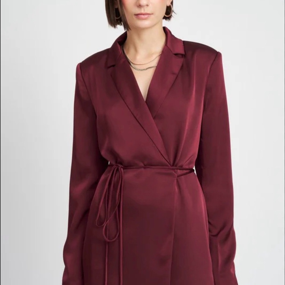 Emory Park Burgundy Long Sleeve Dress